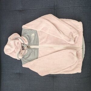 Light pink North Face Fleece girls jacket